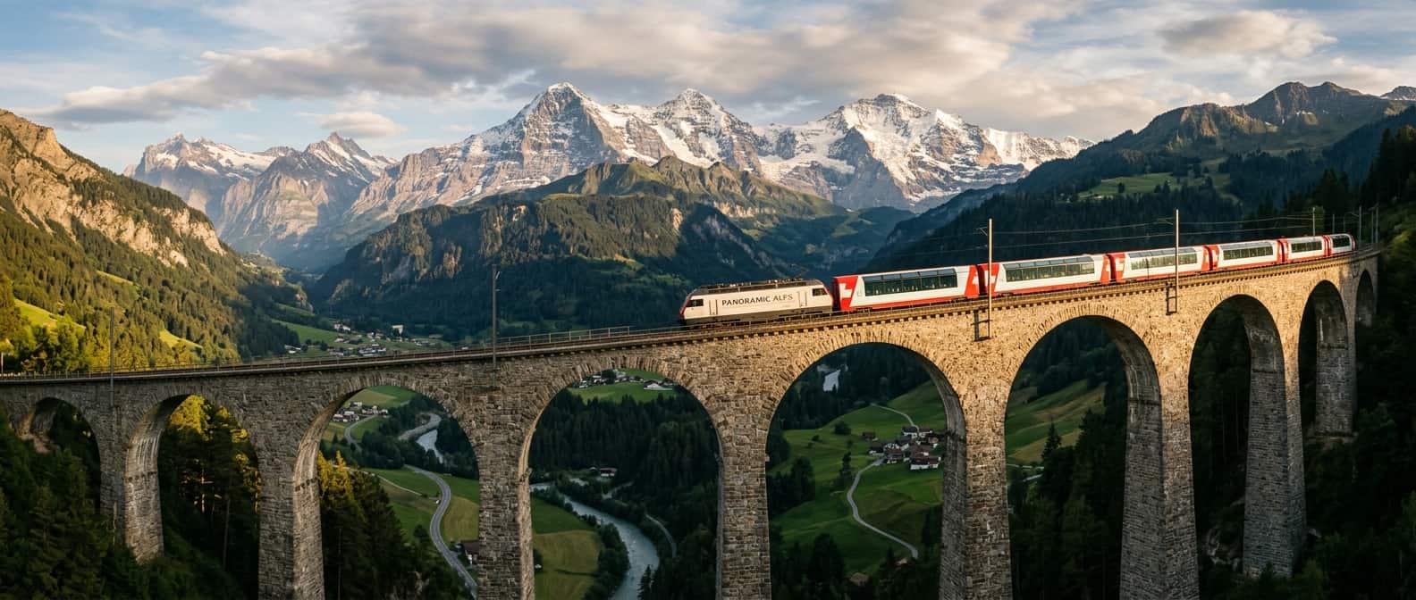 The Grand Tour, Reimagined: A Guide to Switzerland’s Most Luxurious Train Journeys