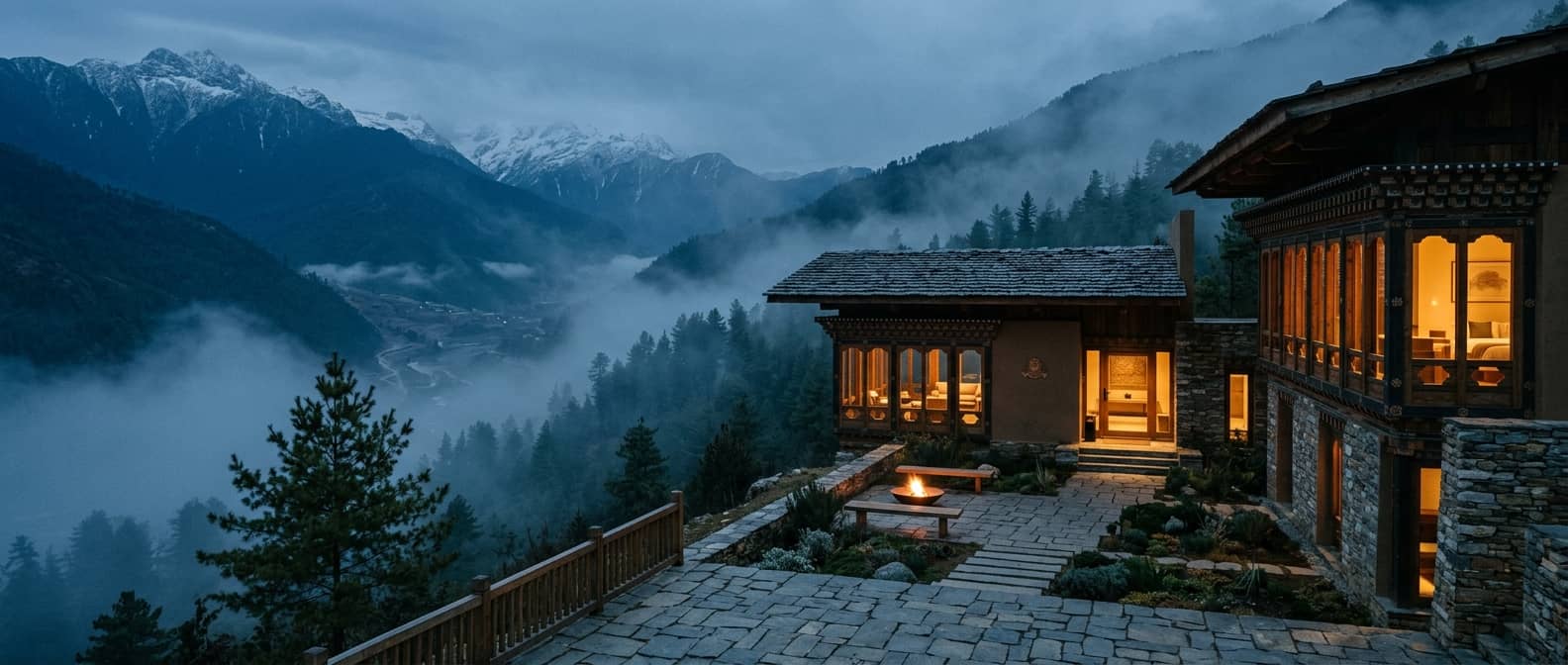 The Kingdom of Clouds: A Field Guide to Bhutan’s Ultra-Luxury Lodges