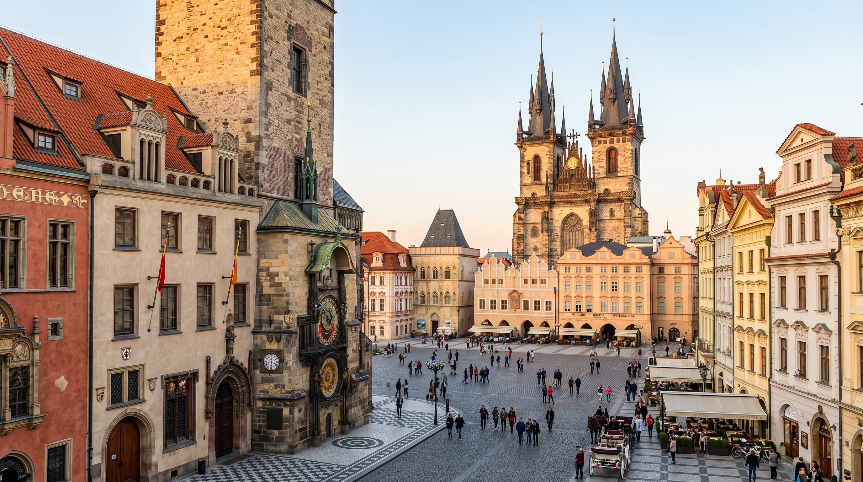 Old Town Square and Astronomical Clock