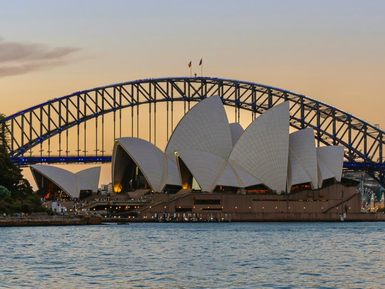 Sydney Opera House and Harbour Bridge