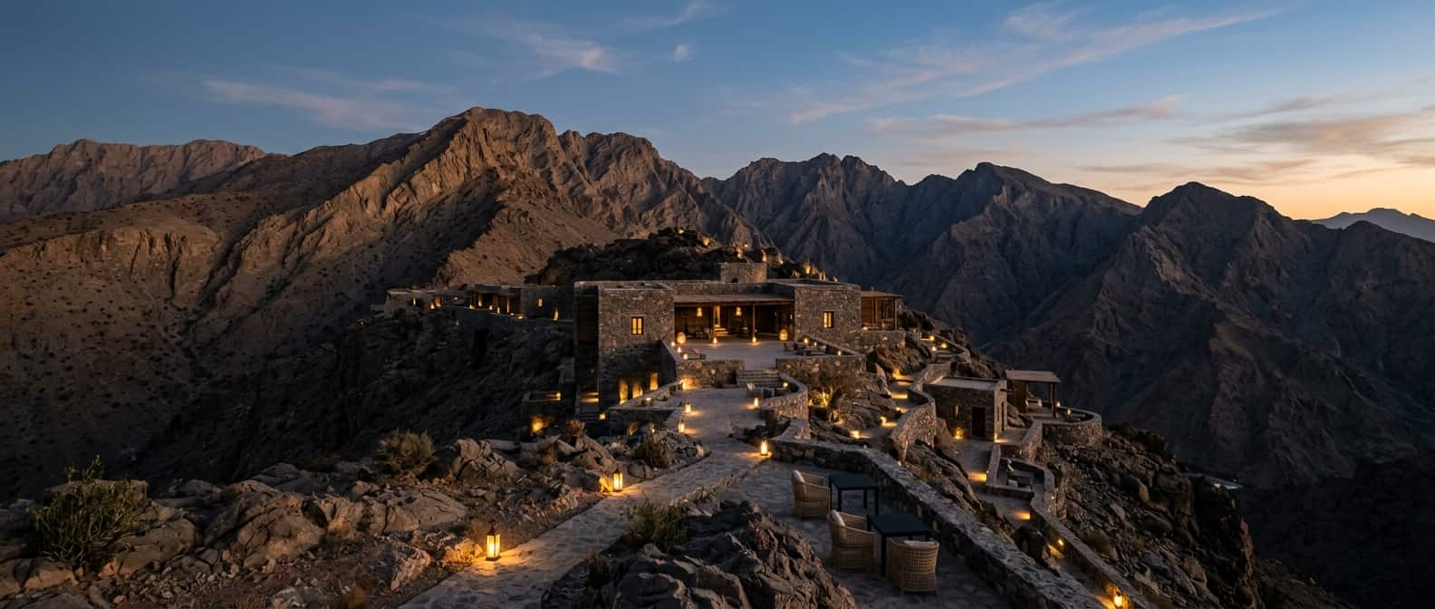 The Silent Mountains: A Field Guide to Oman in High Luxury